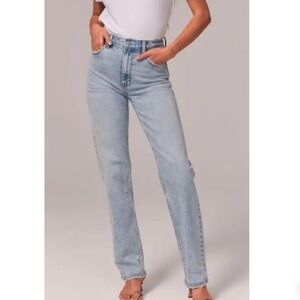 Abercrombie & Fitch High Rise Light Blue Jeans